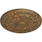 Ekena Millwork Colton Ceiling Medallion (Fits Canopies up to 4 3/4"), 15 3/4"OD x 1 1/2"P, Rubbed Bronze CM15CNRZS - alternate 3